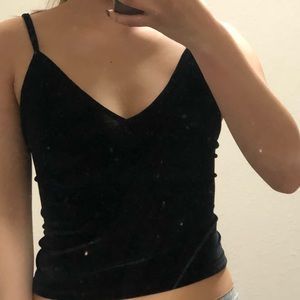 Brandy melville velvet top